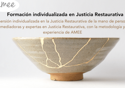 Formación individualizada en Justicia Restaurativa