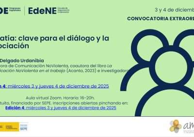 Empatía, clave para el diálogo y la negociación 4º edición diciembre 2025
