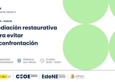 Mediación restaurativa para evitar la confontación junio 2026